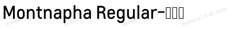 Montnapha Regular字体转换